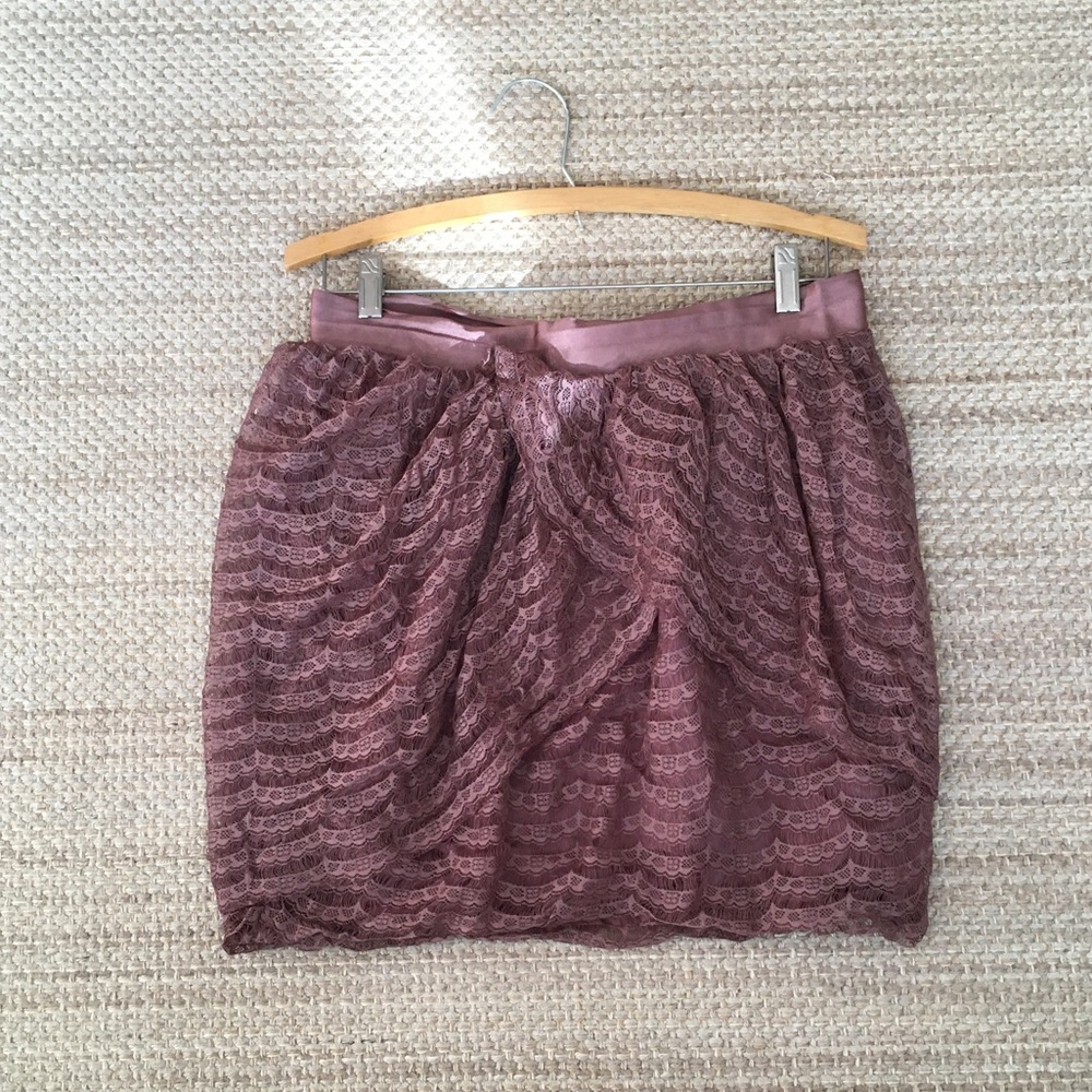 Jcrew Tiered Lace Skirt